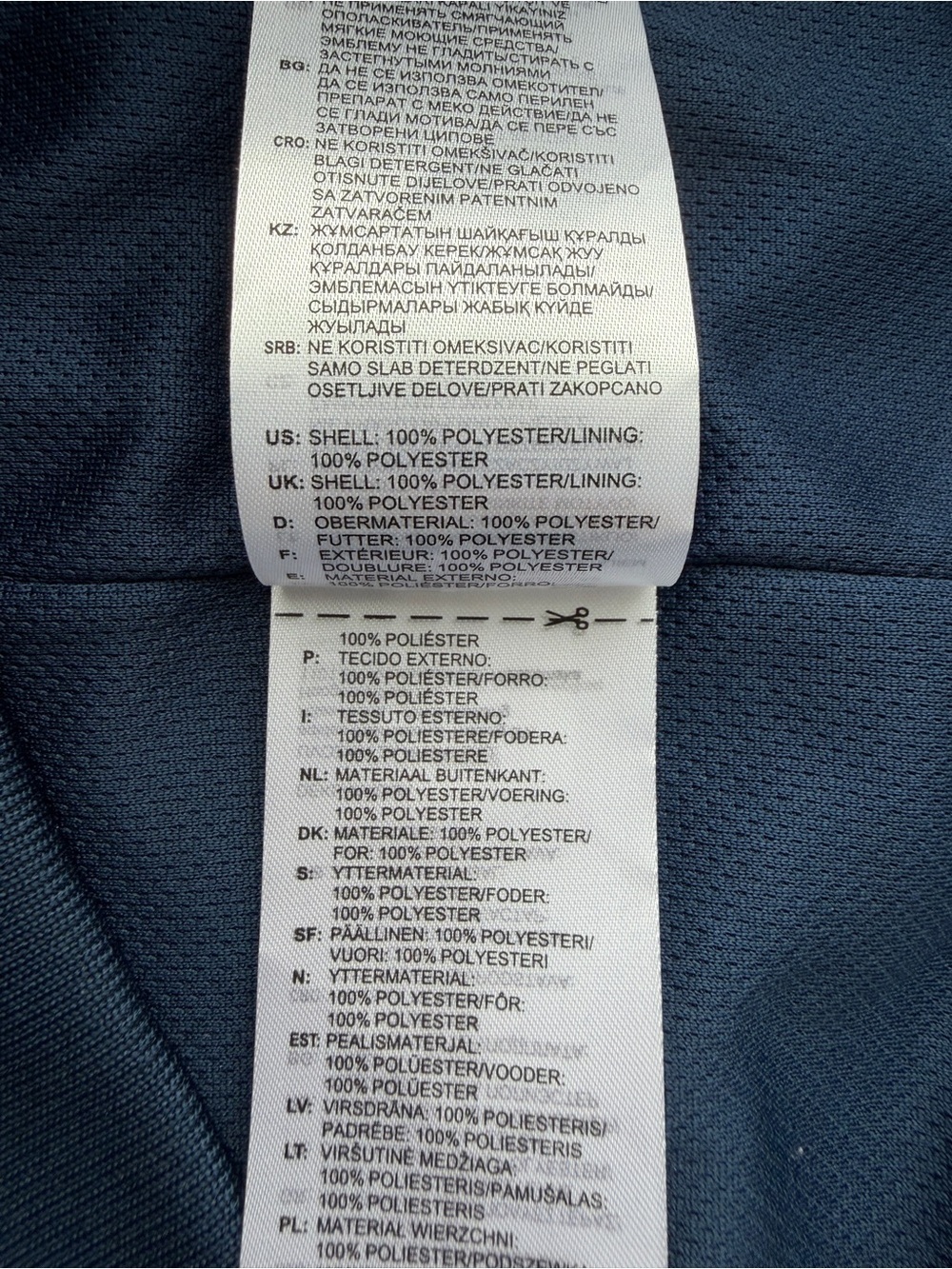 Adidas Arsenal Anthem Jacket Gunners Navy Size Youth 13-14 - Picture 12 of 12